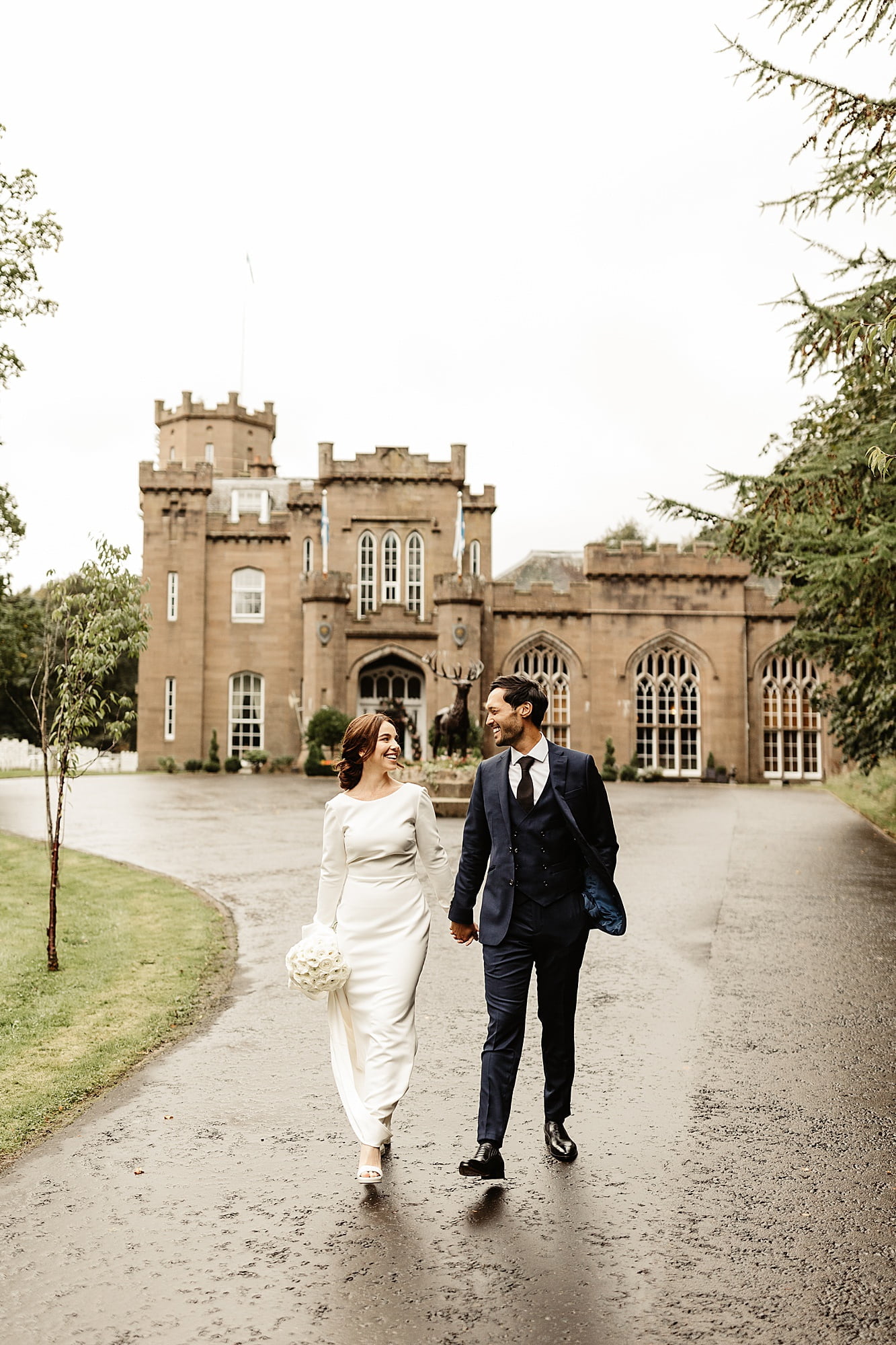 bride and groom photos couple portraits vagabond bridal wedding dress Indochino suit groom bride