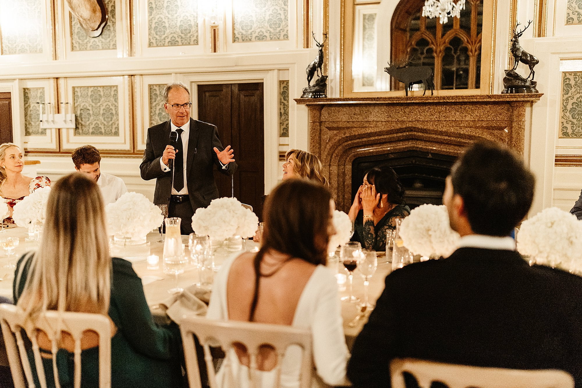 drumtochty castle speeches hays flowers centrepiece long table