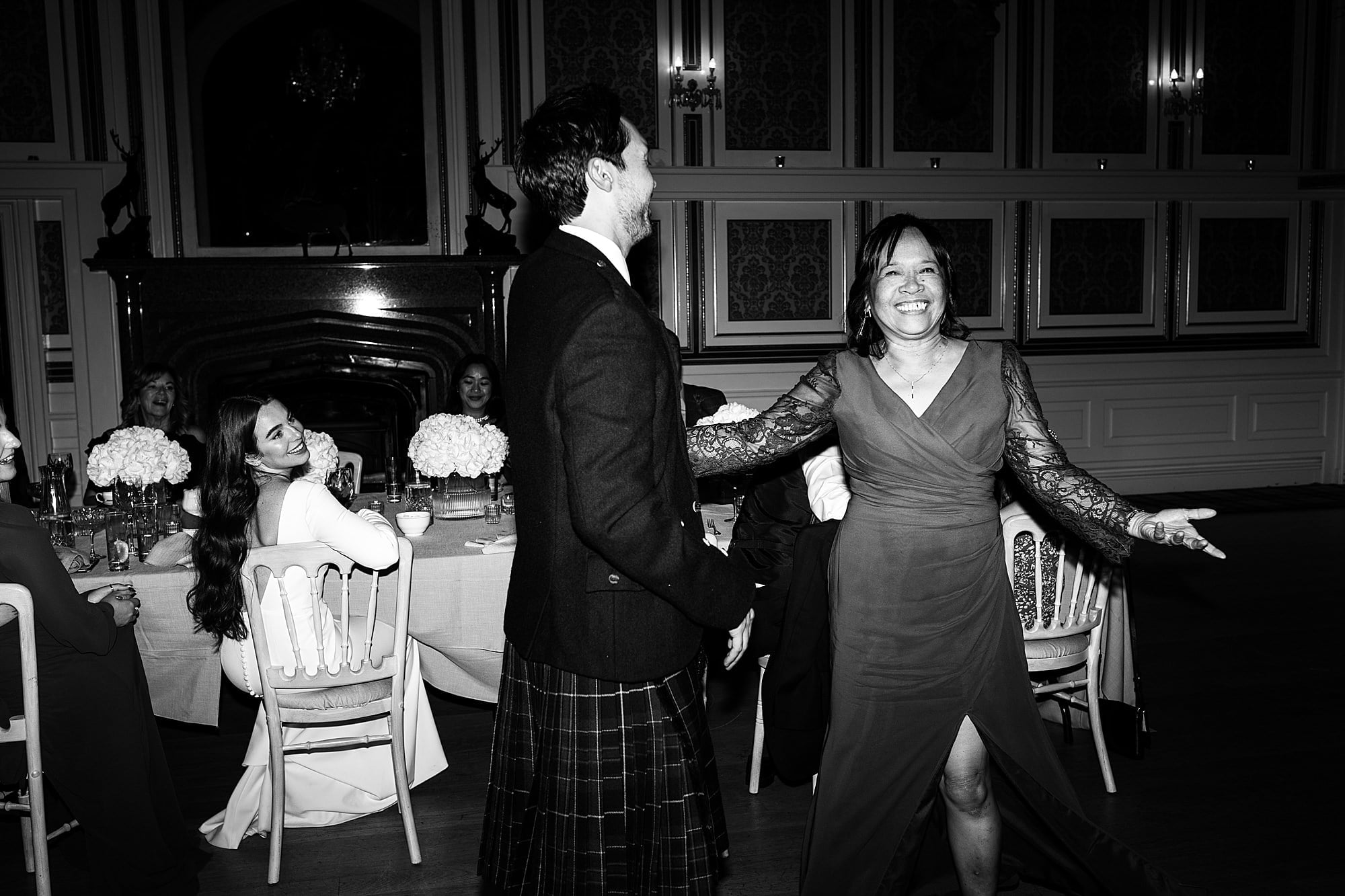 drumtochty castle dancing mother of the groom mum and son