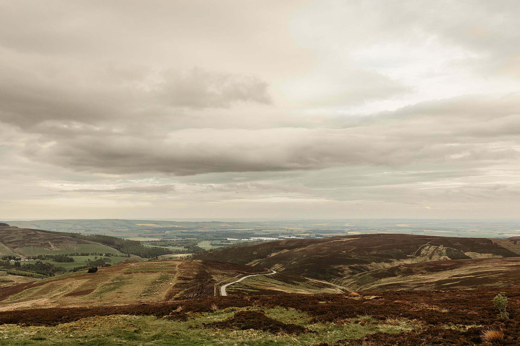 drumtochty castle Cairn o' Mount landscape hills view