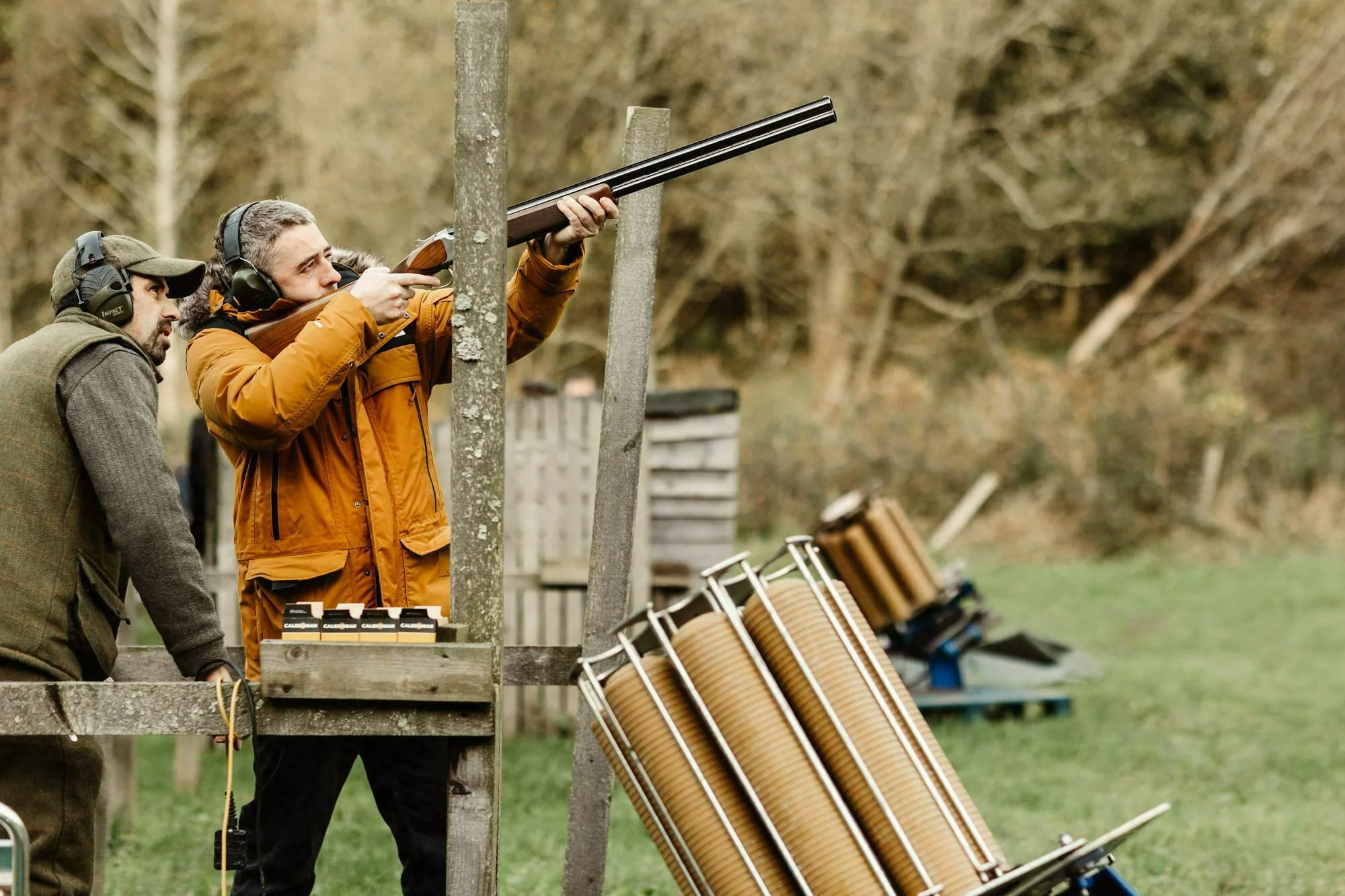 drumtochty castle wedding activities clay pigeon shooting