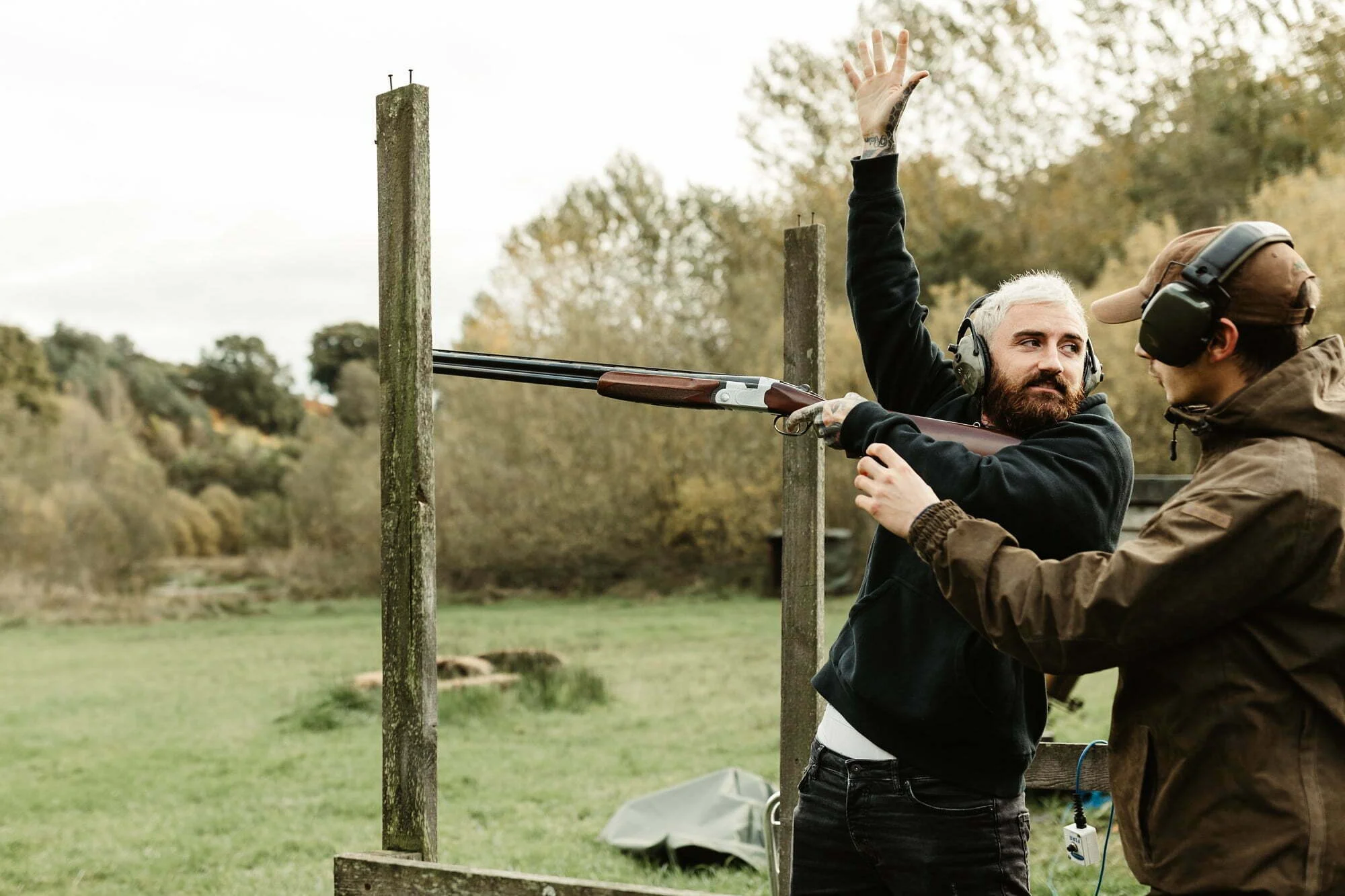 drumtochty castle wedding activities clay pigeon shooting