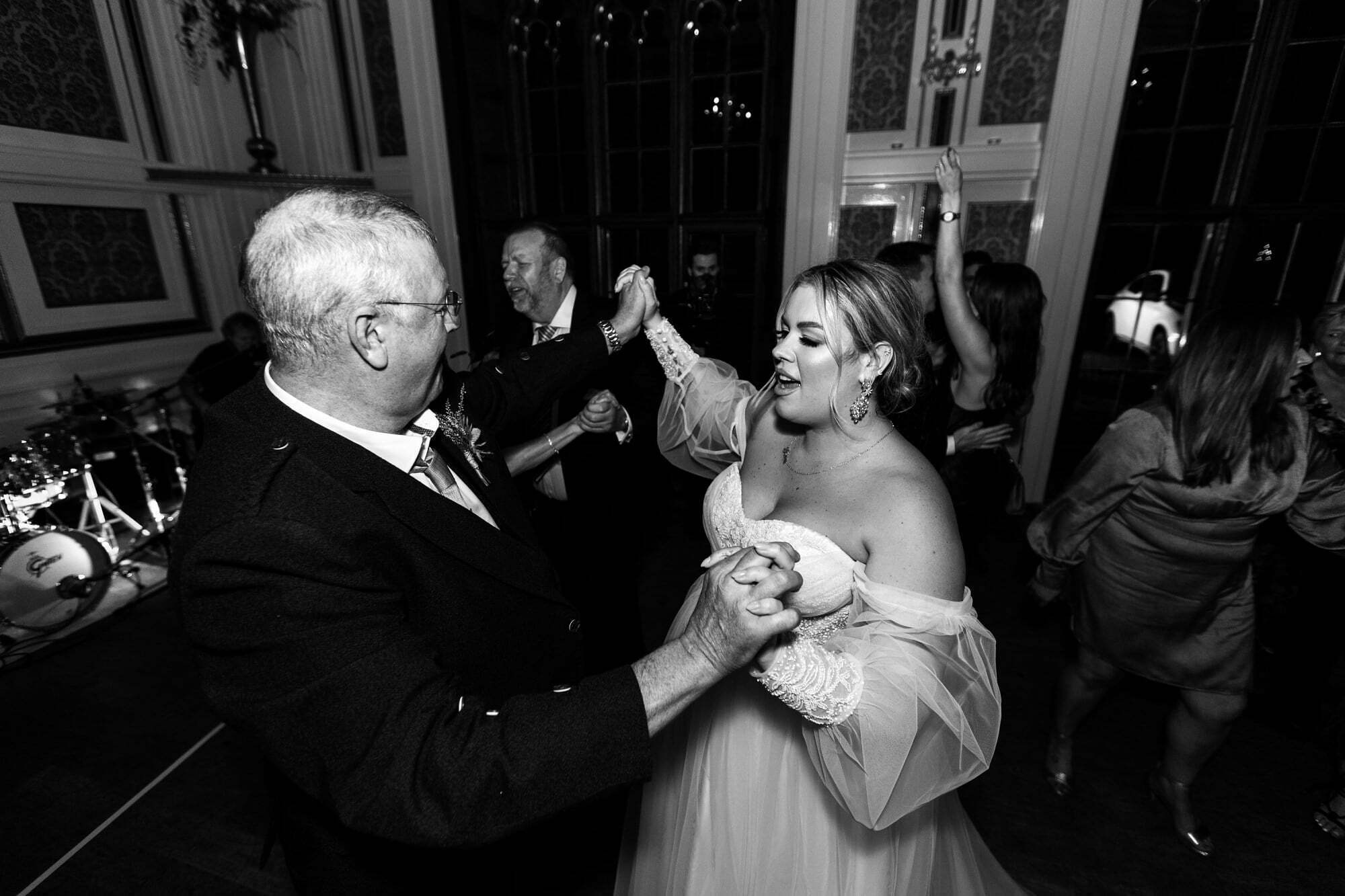 drumtochty castle wedding father daughter dance bride