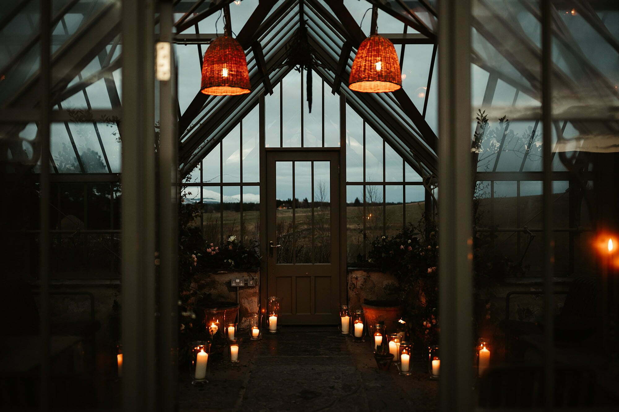 killiehuntly farmhouse candlelit greenhouse