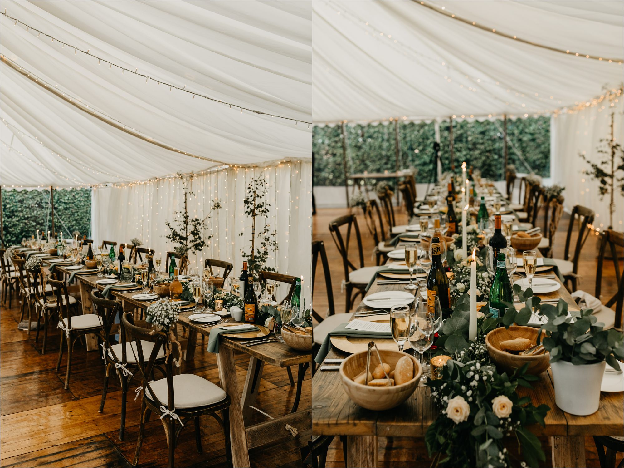 farm micro wedding scottish borders marquee reception luxury event styling