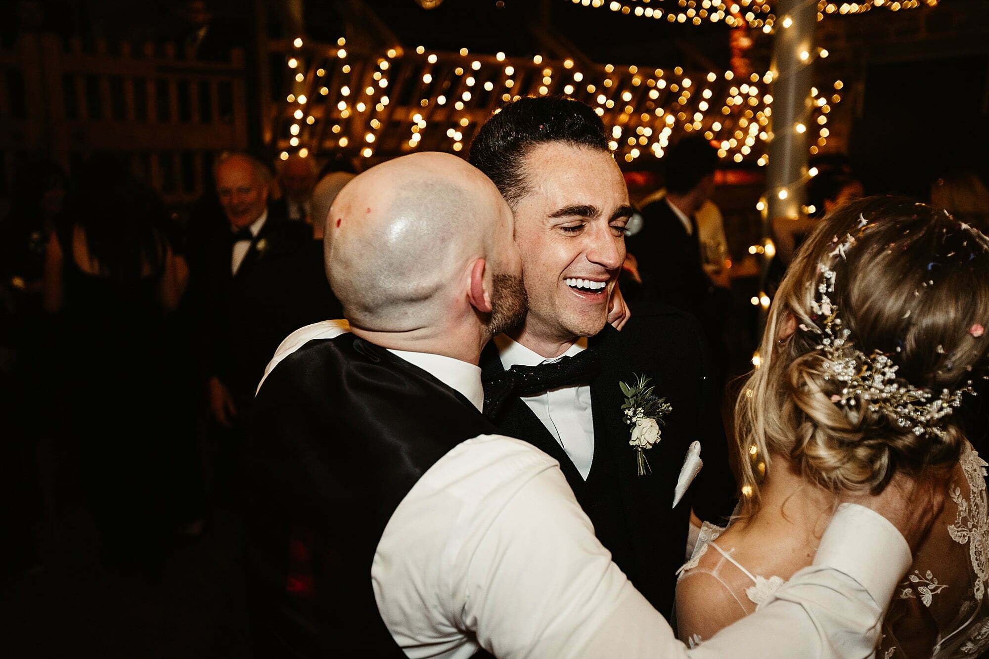 guardswell farm winter wedding bride groom first dance party