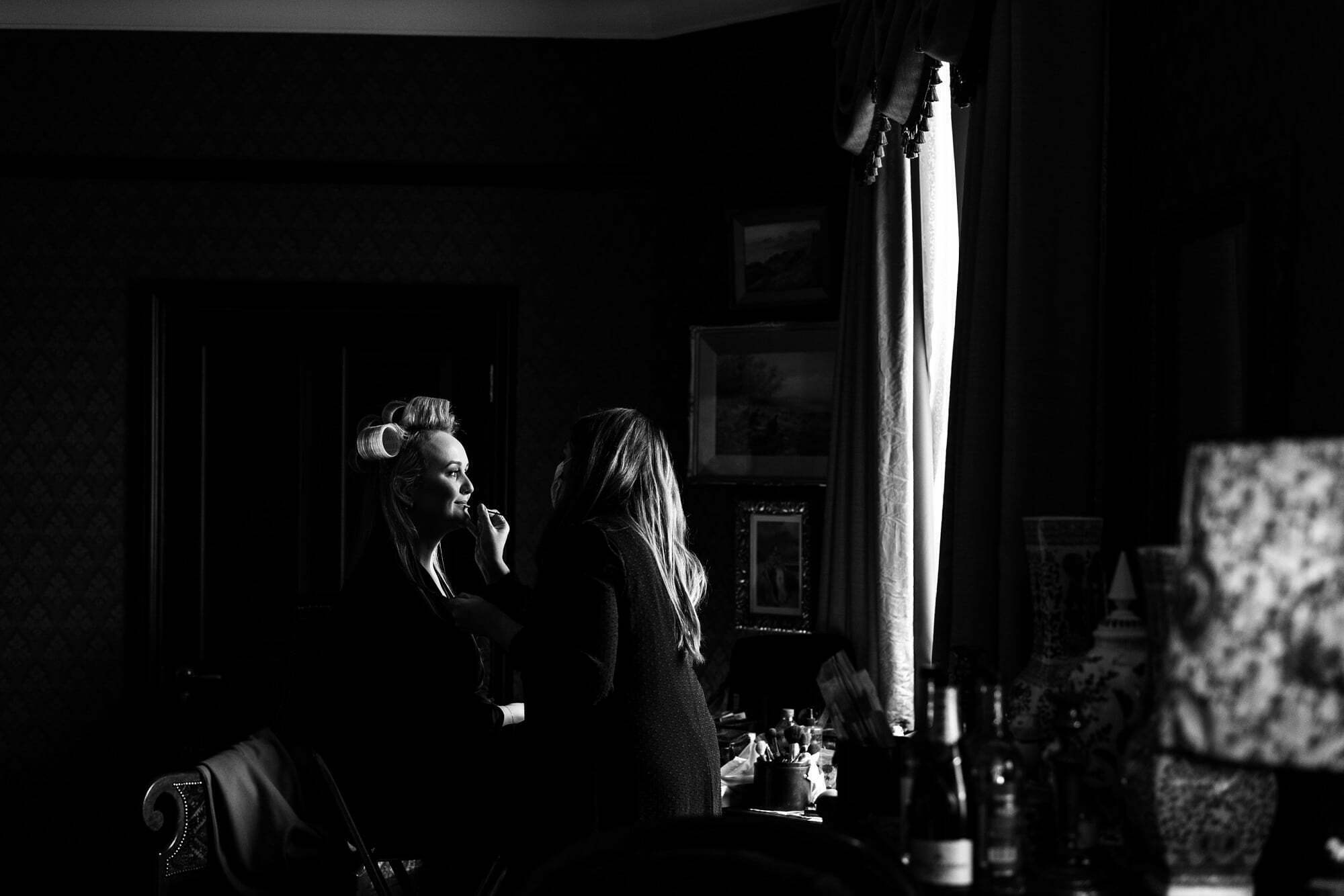 fife arms wedding prep bride getting ready before marriage ceremony