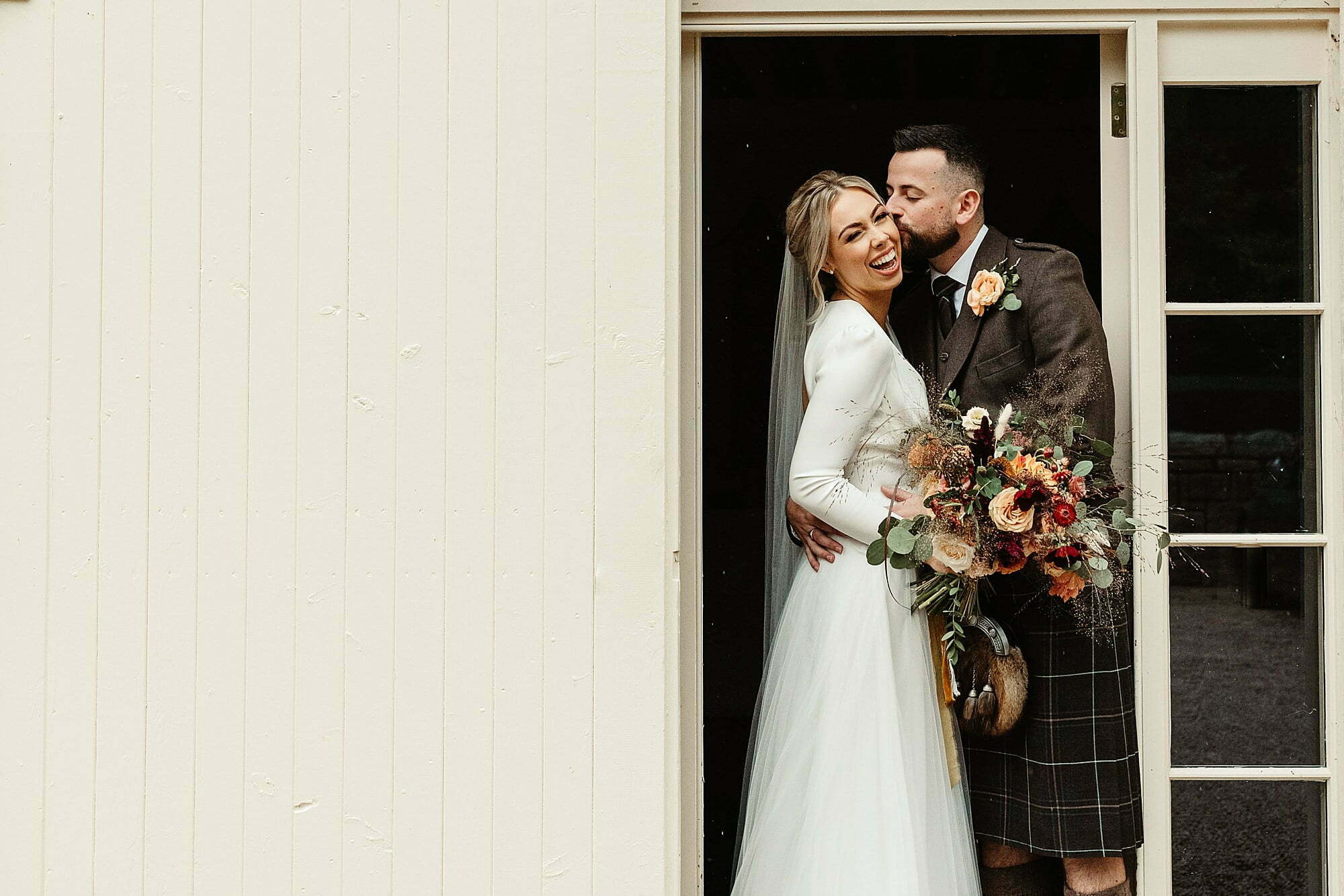 coos cathedral autumnal wedding portraits bride groom photos sassi holford dress