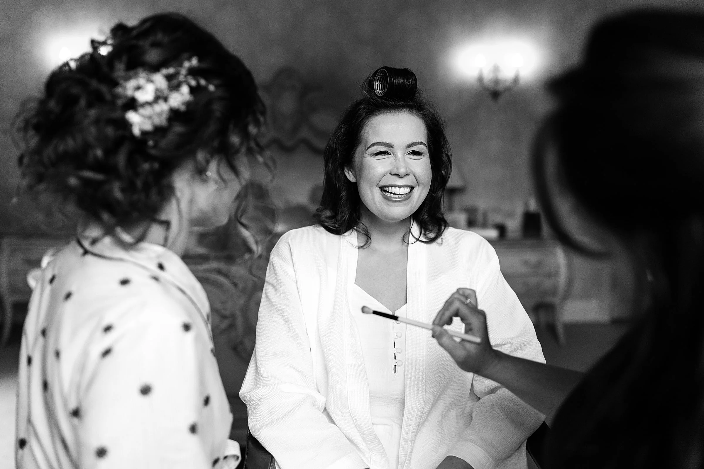 drumtochty castle bridal prep getting ready Natalie Fearnley make up artitst