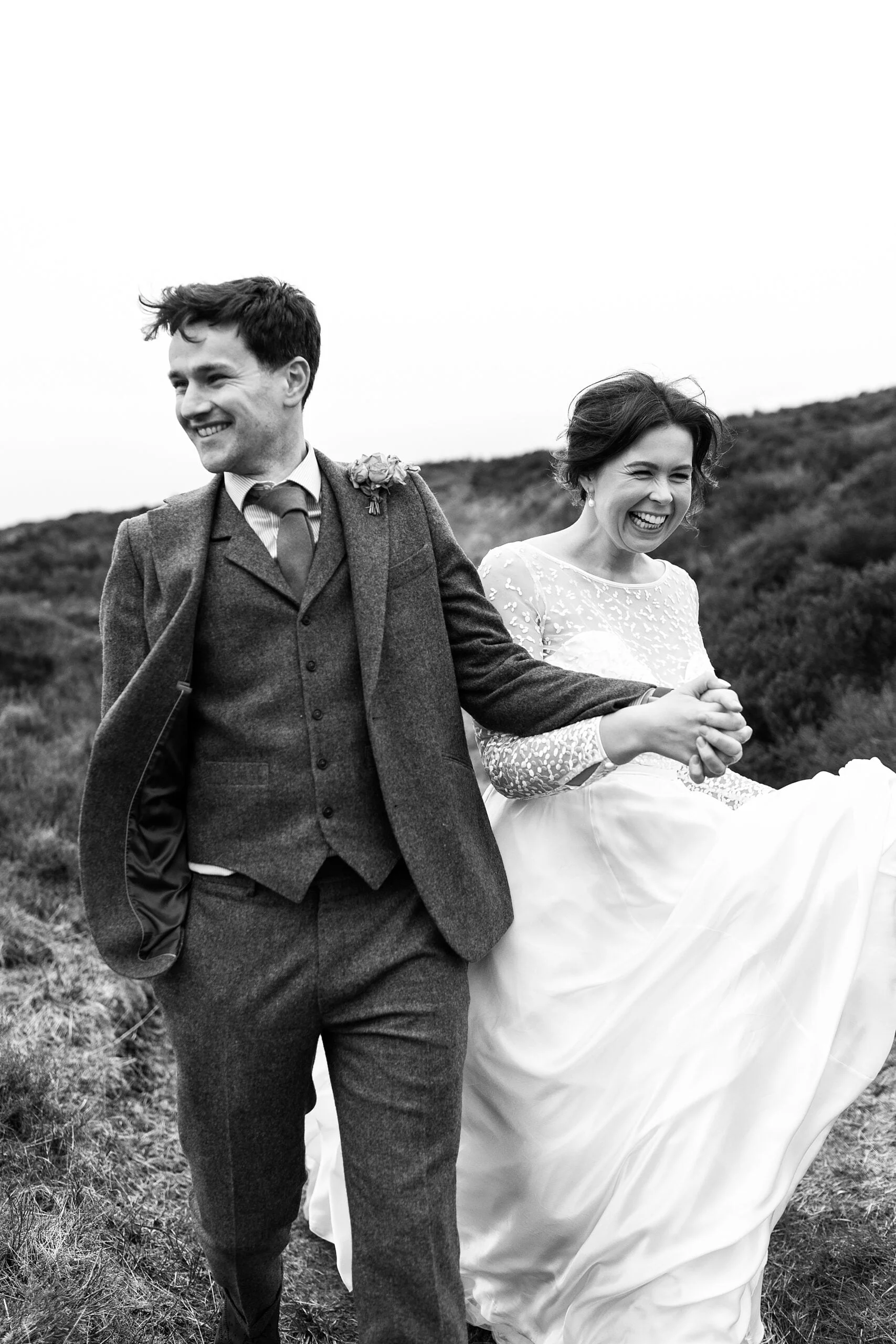 drumtochty castle wedding photos cairn o mount bride and groom portraits sassi holford dress