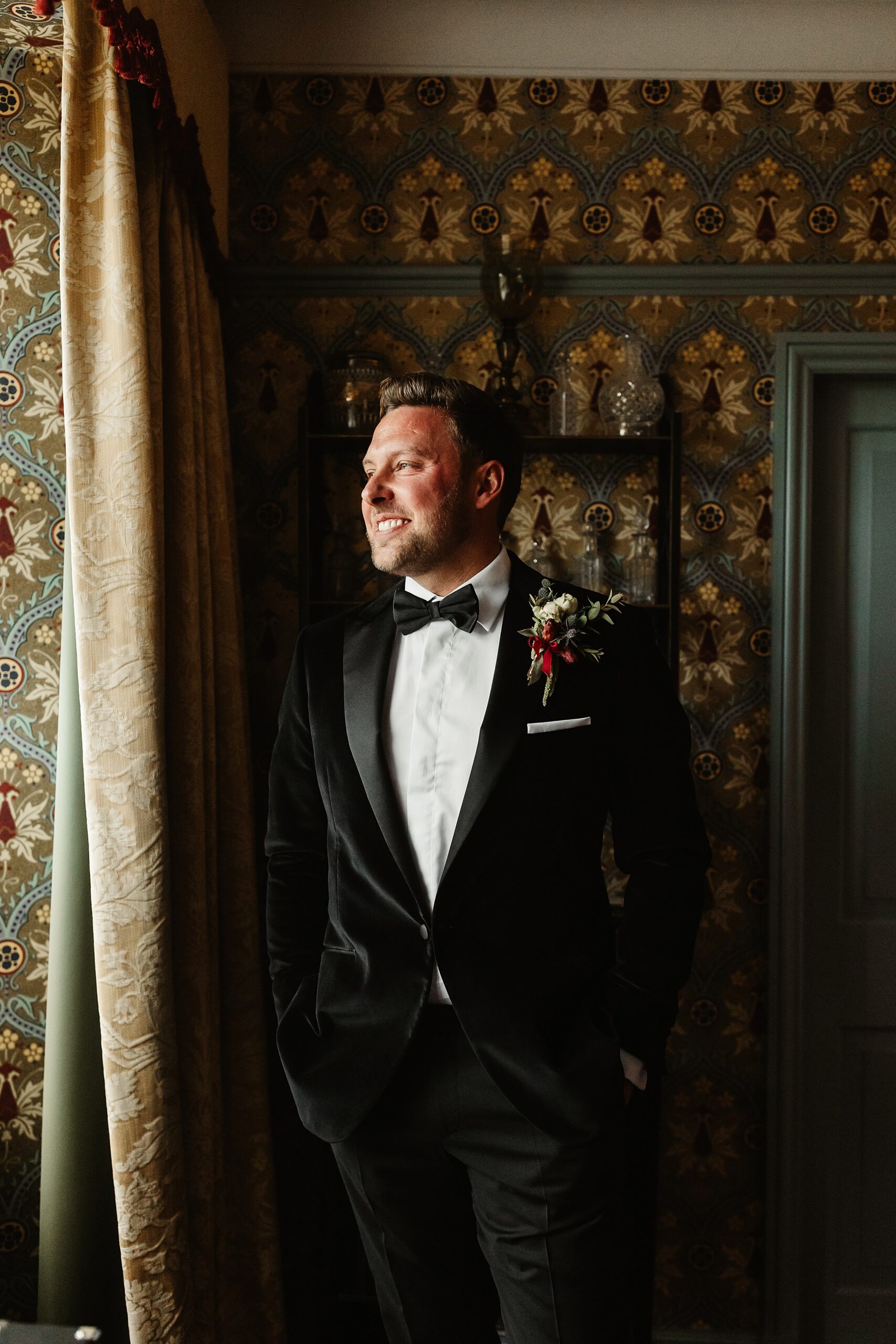 groom portraits photo fife arms elopement