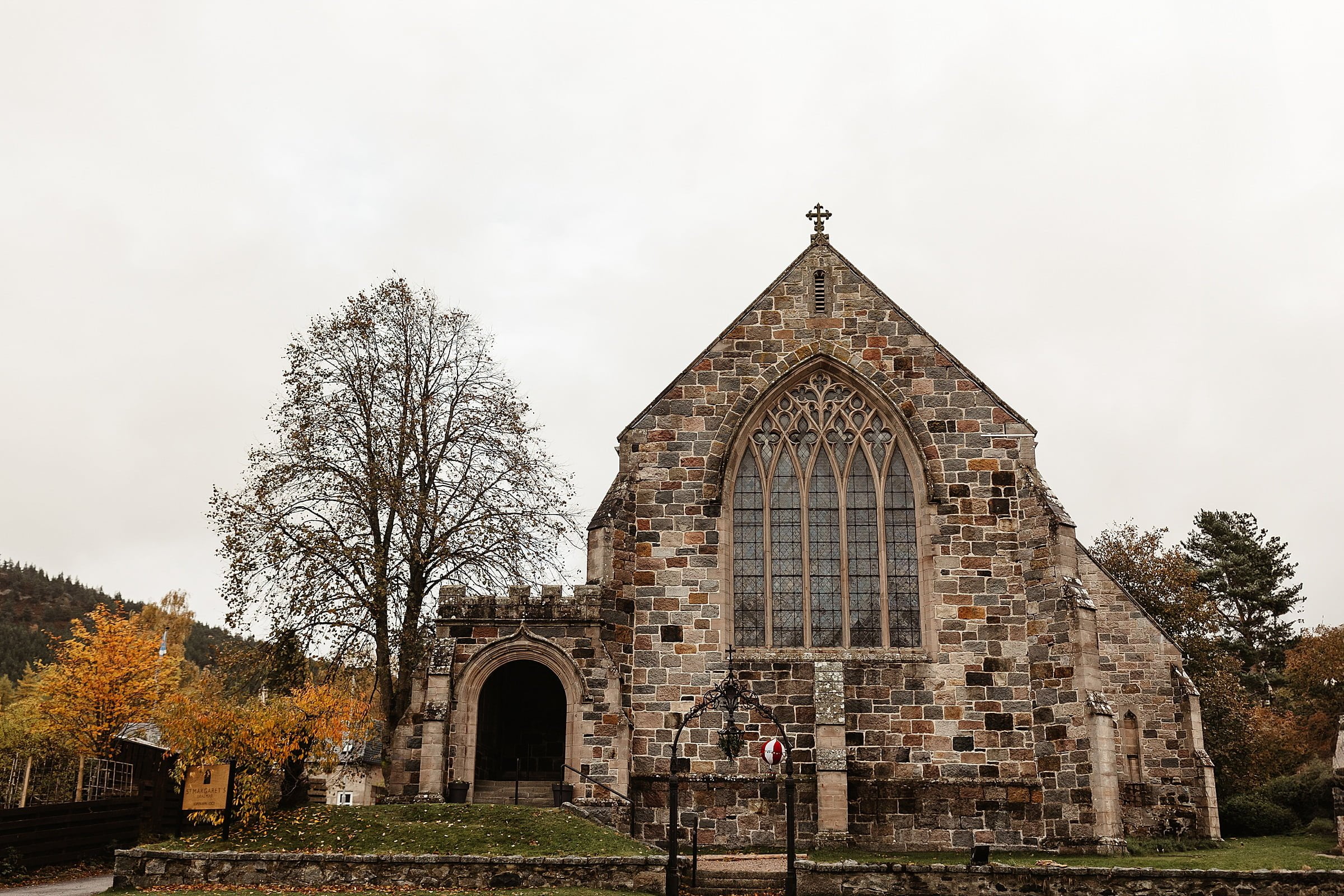 st margarets braemar outside exterior autumn