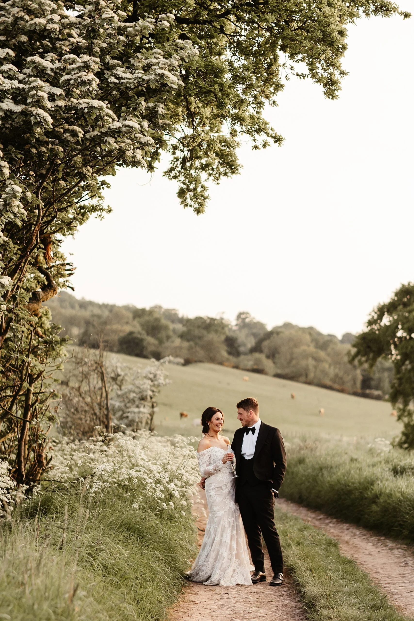 woodwrae farm wedding photography bride and groom portraits