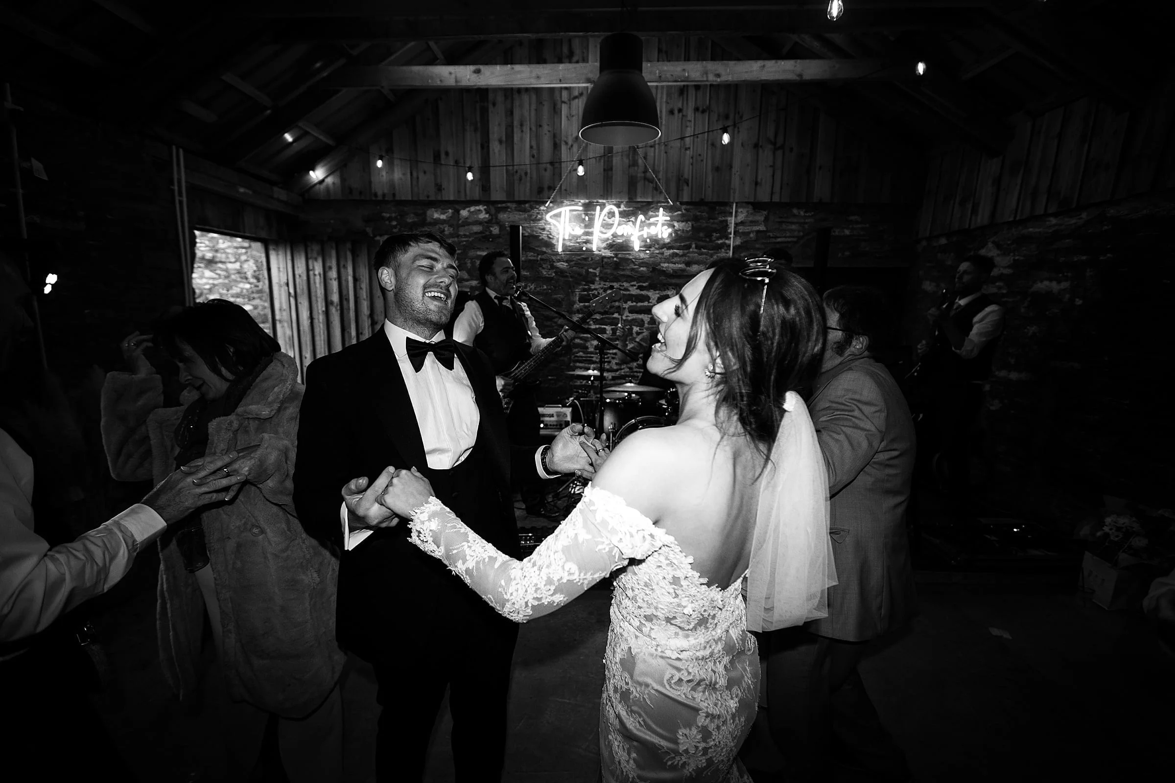 woodwrae farm wedding photography bride and groom first dance