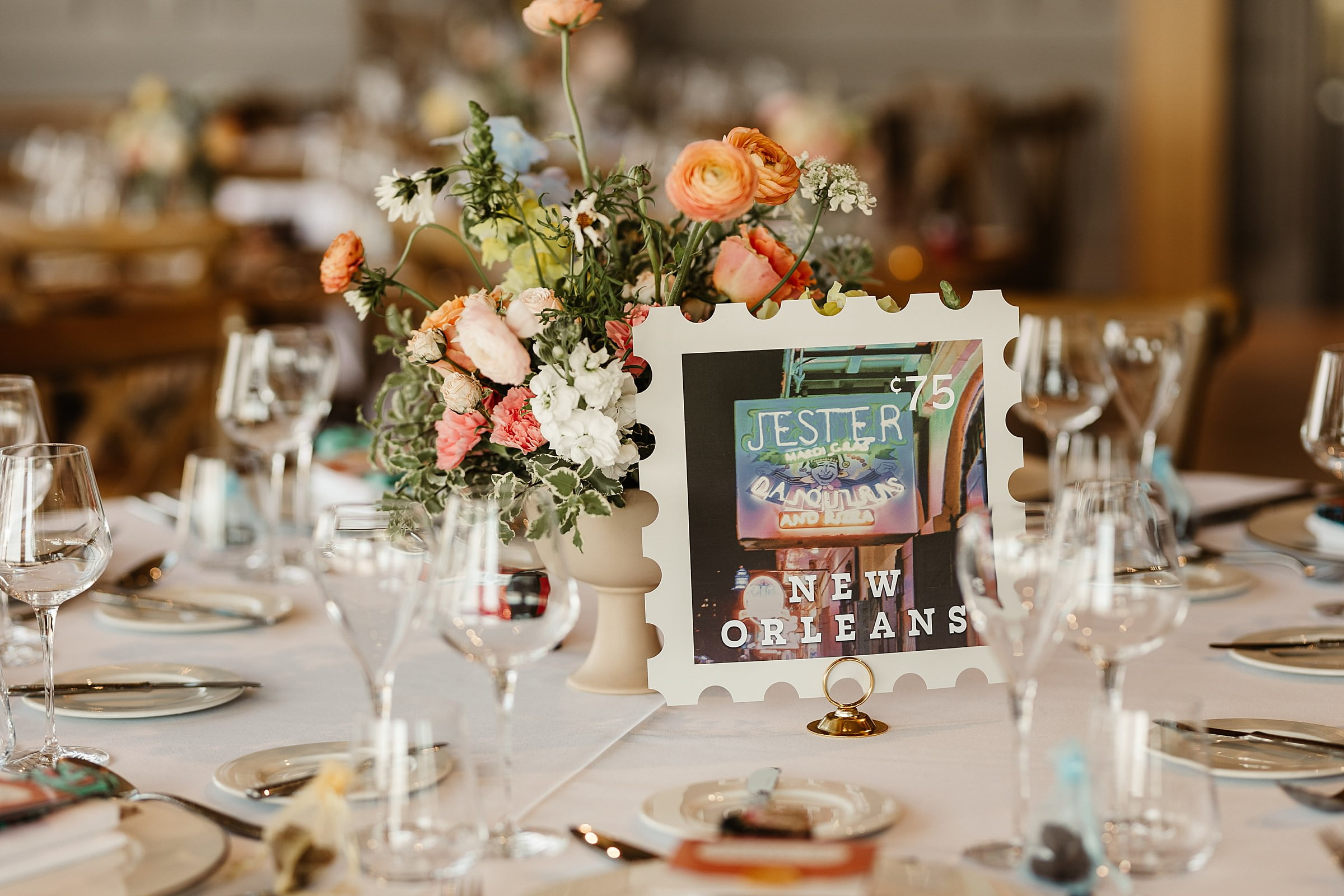 boturich castle wedding dinner interior table details Floral Menagerie flowers