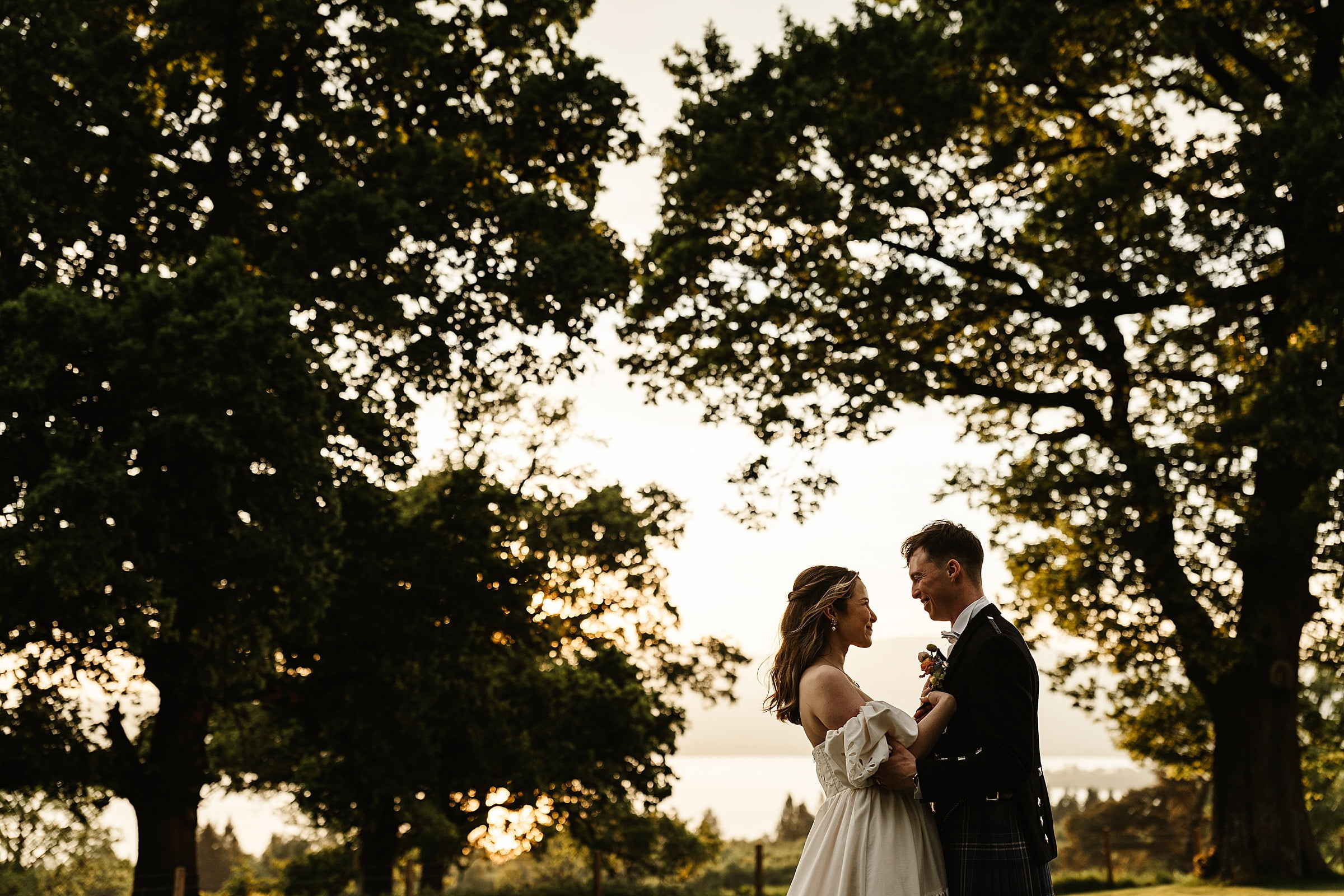 boturich castle wedding photography couple portraits outdoors bride and groom