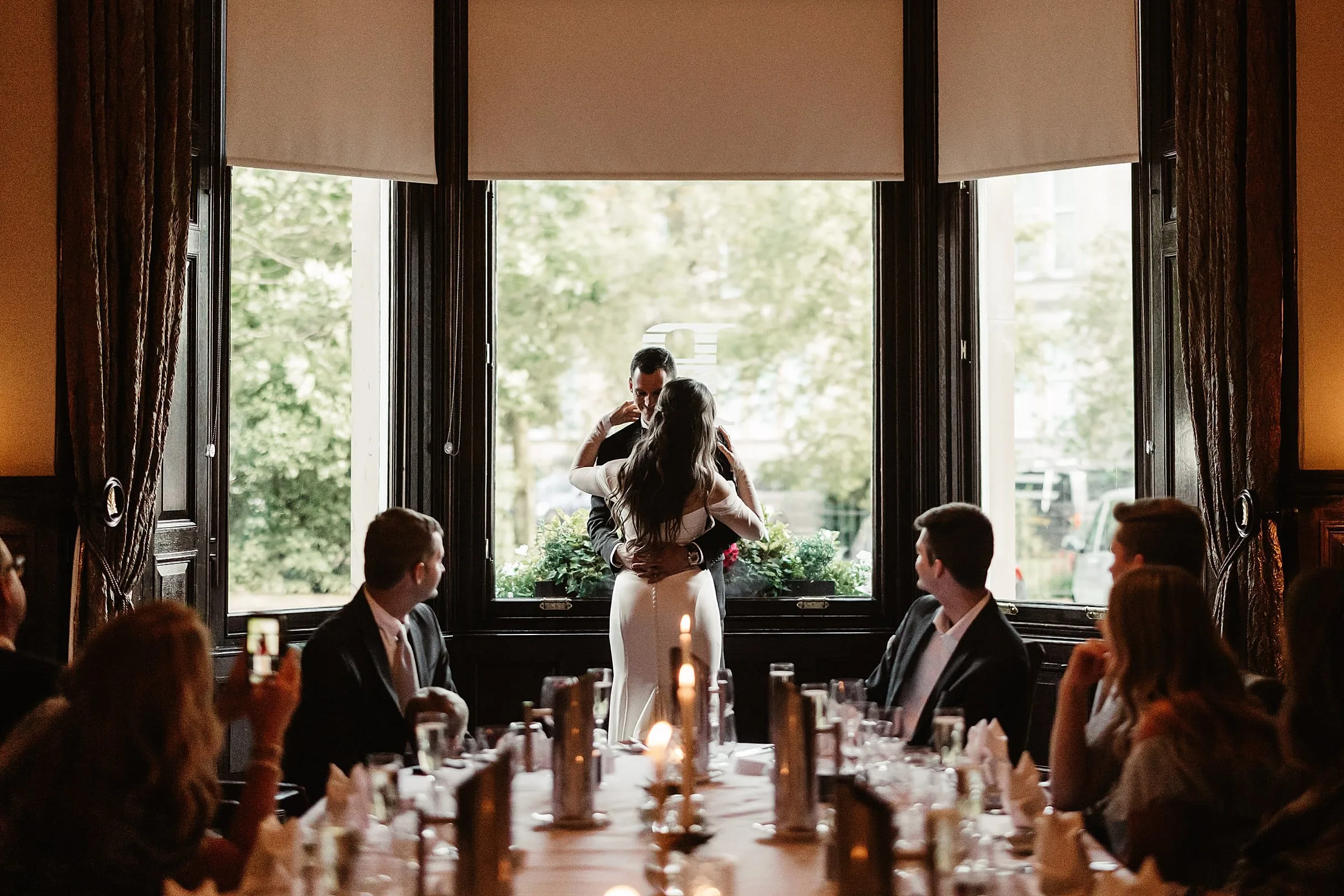 the bonham hotel intimate wedding first dance