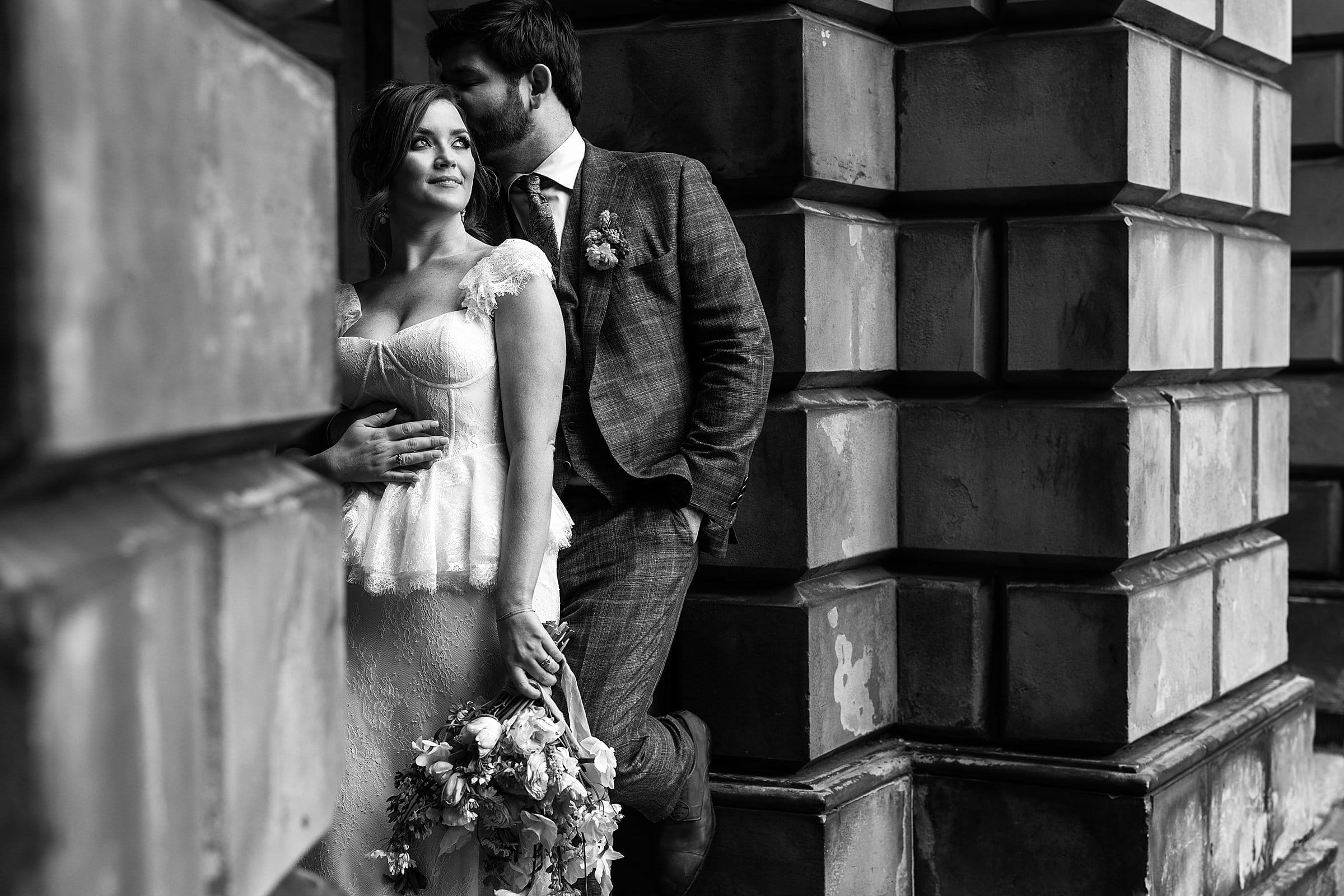 The virgin hotels edinburgh elopement wedding photography bride and groom portraits