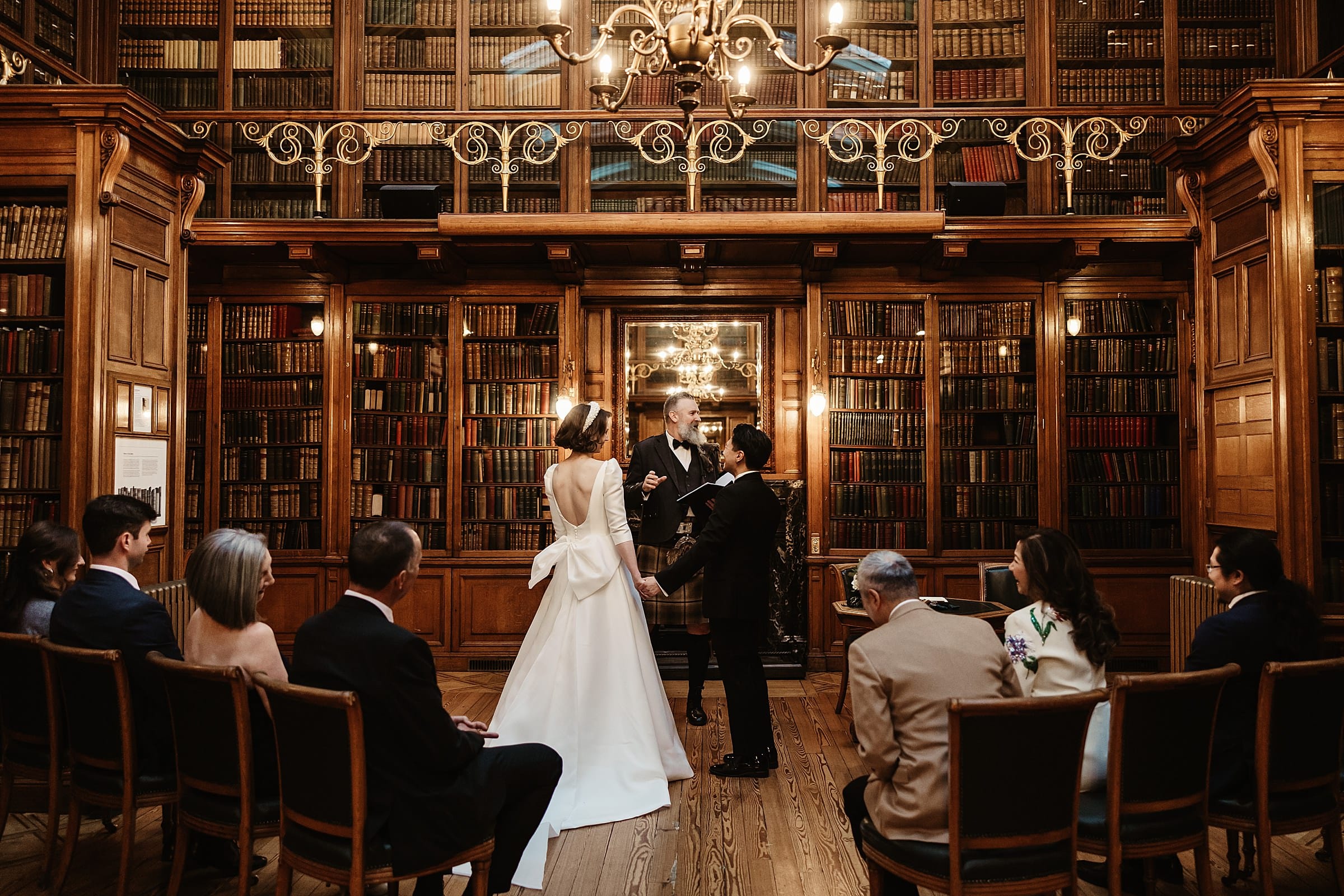 Royal College of Physicians Edinburgh micro wedding ceremony bride and groom andrew d scott humanist